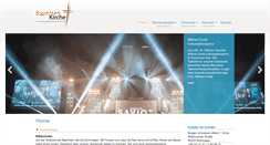 Desktop Screenshot of baptisten-kirche.de